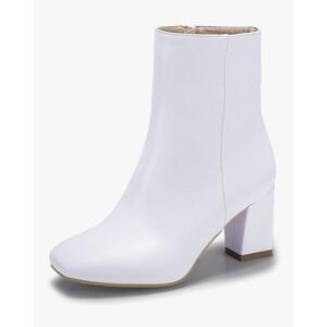 New IDIFU Women's Aliza Fashion Square Toe Block Boots, 9.5